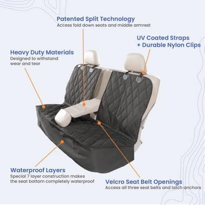 4Knines Dog Rear Seat Cover for Fold Down Seats - Image 4