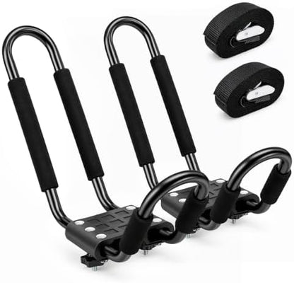 Forluck Kayak Roof Rack J-Bar Carrier, Universal Roof Mount Rack by Forluck