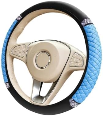 Bling Car Steering Wheel Cover, Crystal Rhinestones Vehicle Steering Guard Wrap - Image 7