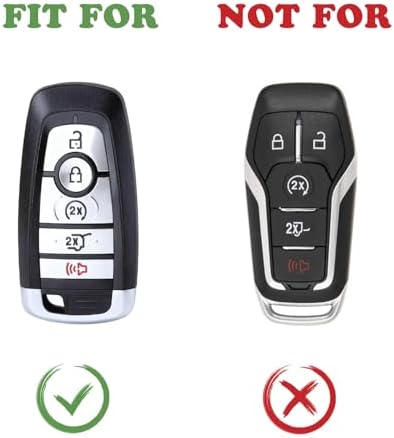 Key Fob Cover for 2026-2017 Ford Explorer Escape Expedition Mustang Edge - Image 2