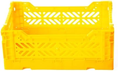 2 x AY-KASA Collapsible Storage Bin Container Basket Tote, Folding Basket Crate - Image 2