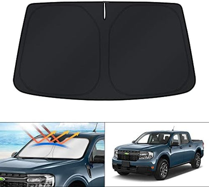 KUST Windshield Sun Shade for Ford Maverick Accessories 2022-2024 2025 2026 by KUST