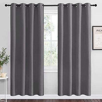 NICETOWN Gray Blackout Curtains by NICETOWN