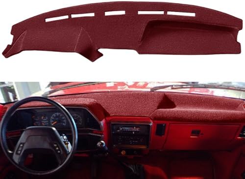 Yiz Dash Cover Mat for Ford F150 F250 F350 Branco 1987-91 J132 by YIZ