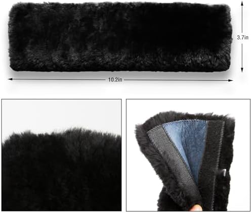Soft Genuine Sheepskin Wool Auto Seat Belt Cover Seatbelt Shoulder Pad - Image 3