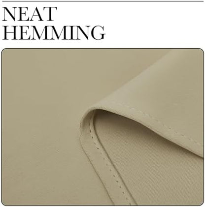 NICETOWN Cocoa Eggnog Blackout Curtains - Image 6