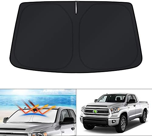 KUST Windshield Sun Shade for Toyota Tundra 2007-2019 2020 2021 Custom Fit by KUST