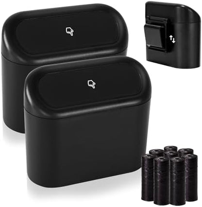 Ginsco 2 Pack Mini Car Trash Can by Ginsco