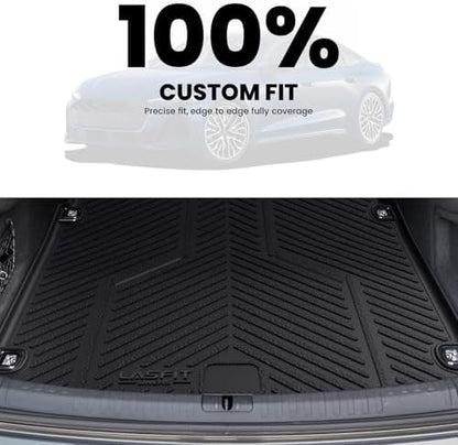 LASFIT Cargo Mat for Audi A5/S5 2025-2026, Custom Fit All-Weather TPE Trunk Mat - Image 4