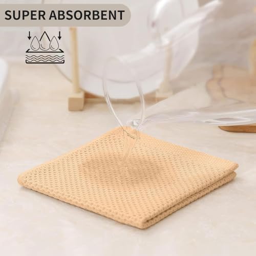 Kitinjoy 100% Cotton Waffle 6-Pack Kitchen Towels - Image 6