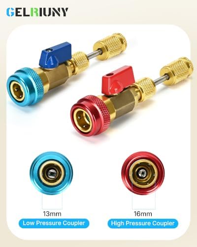 AC Schrader Valve Core Remover Tool Kit, R134a R1234YF R22 - Image 2