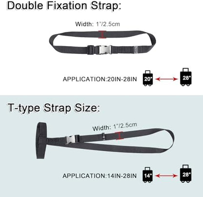 Vigorport Luggage Straps, Metal Luggage Connector Straps - Image 4