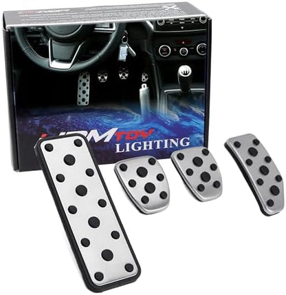 iJDMTOY Track Racing Foot Pedal Cover Set by iJDMTOY