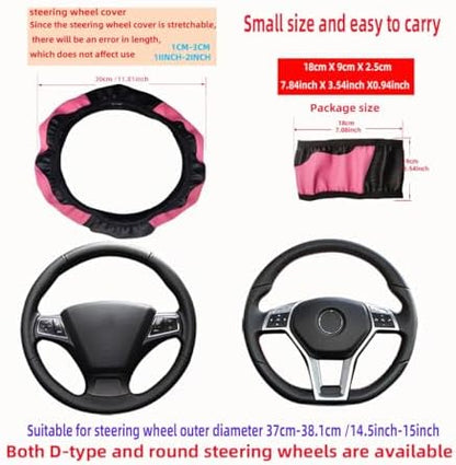 Hot Pink Steering Wheel Cover - Image 2