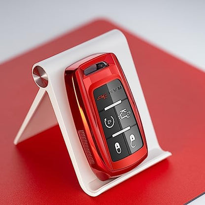 Compatible with Dodge Ram Key Fob Cover 1500 2500 3500 Red Car Accessories - Image 6
