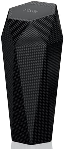 Ginsco Car Trash Can with Lid, Cup Holder Garbage Can by Ginsco