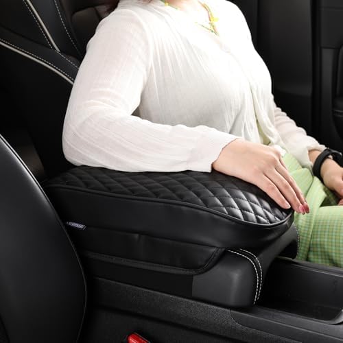 WEIHAO Car Arm Rest Cover Pad, Thick Padding 12.4x7.28x2.2 inch Car Armrest - Image 6