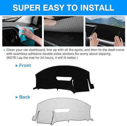 Autorder Dashboard Cover Mat for Chevy Chevrolet Camaro 1997 1998 1999 2000 - Image 5