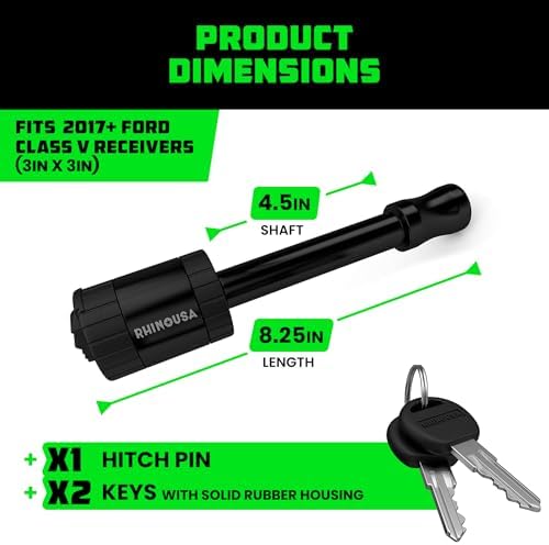 Rhino USA 3in Trailer Hitch Pin - Image 4