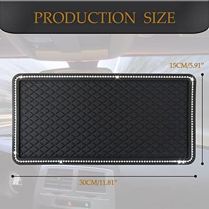 Car Dashboard Anti-Slip Rubber Pad, Universal Car Dash Sticky Adhesive Mat - Image 2