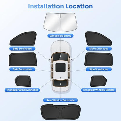 Canvcle Window Shades for 2021-2025 2026 Jeep Grand Cherokee L Accessories - Image 5