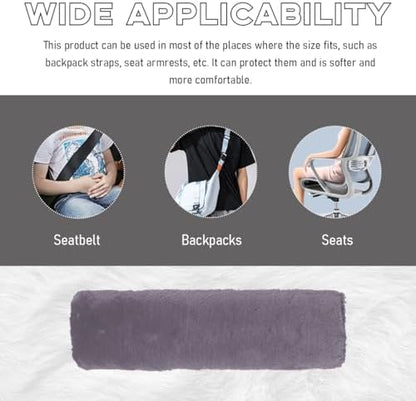 2 PCS Seat Belt Shoulder Pads, Soft Fluffy Plush Seat Belt Shoulder Strap Covers - Image 6