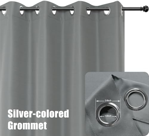 BONZER Outdoor Curtains for Patio Water Resistant - Image 2