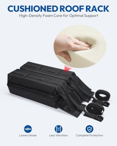 Universal Car Soft Roof Rack Pads, Roof Pads - Image 6