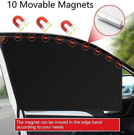 Car Sunshade, Car Privacy Window Shade, 100% Block Light - Image 4