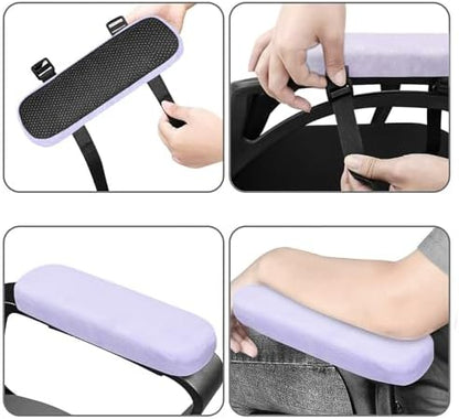 MOSISO Chair Armrest Pads, Home/Office Chair Arm Rest Covers - Image 3