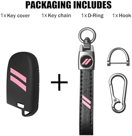 YOSRTER Key Fob Cover with Keychain - Image 7