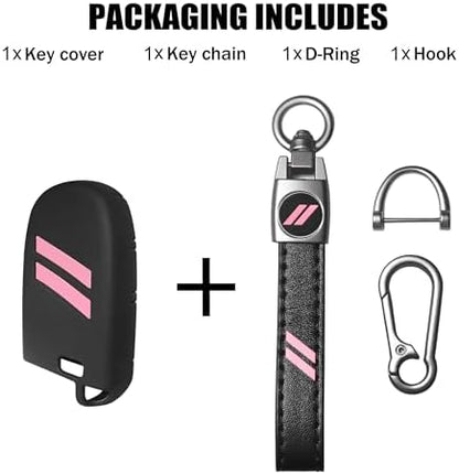 YOSRTER Key Fob Cover with Keychain - Image 7