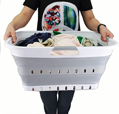 SAMMART 42L Collapsible Plastic Laundry Basket - Image 6