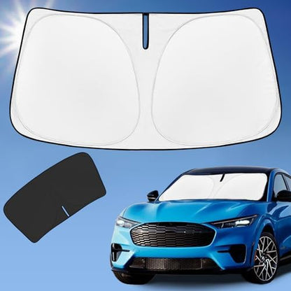 Sun Shade Sunshade for Ford Mustang Mach-E 2021-2025 2026 Windshield Cover by ZOIBVCARSUNSHADE