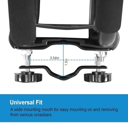 Kayak Roof Rack, 1 Pair Heavy-Duty Iron Universal J-Bar Carrier - Image 4