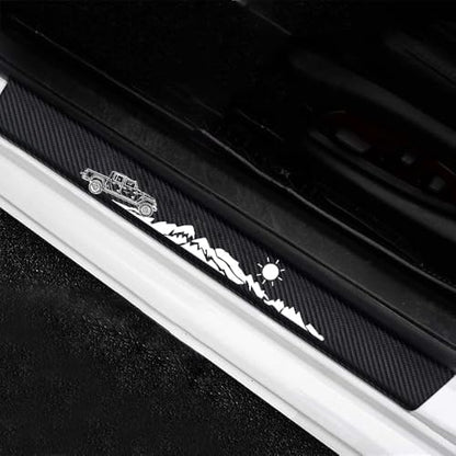 4 Pieces Car Door Sill Protector fit - Image 3