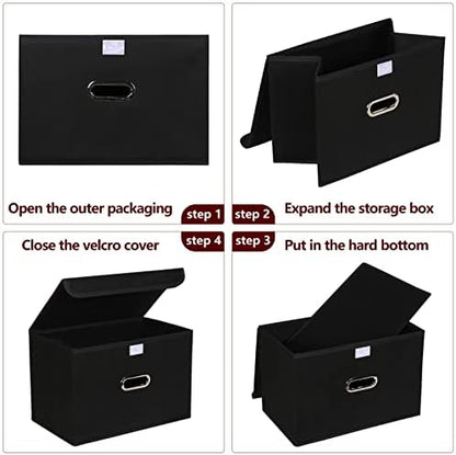 STOREONE Fabric Storage Cube Bins Foldable Organizer Container Collapsible - Image 6