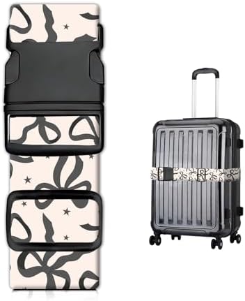 Luggage Straps for Suitcases, Heavy Duty Travel Belt by JYCardPKT