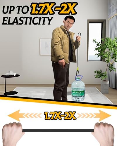 8 Pack 36" Carabiner Bungee Cords Heavy Duty Outdoor, 190 Lb Break Strength - Image 4