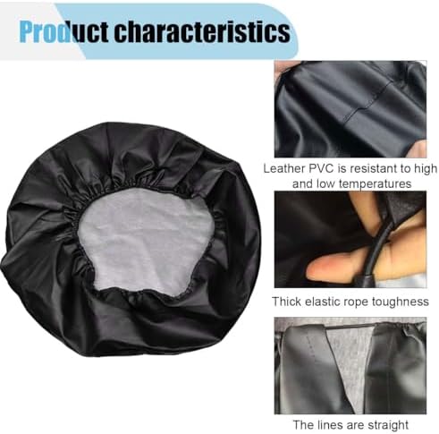 Spare Tire Cover for RV Trailer, 14 Inch Dustproof Leather Wheel Cover for Tire - Image 3