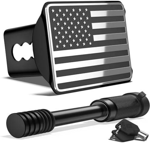 OGYE Heavy American Flag Metal Trailer Hitch Cover by OGYE