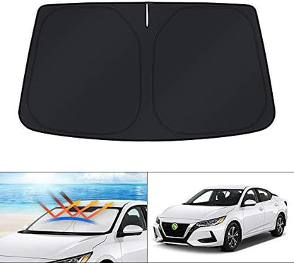 KUST Windshield Sun Shade for 2020-2025 Nissan Sentra Sedan Accessories by KUST