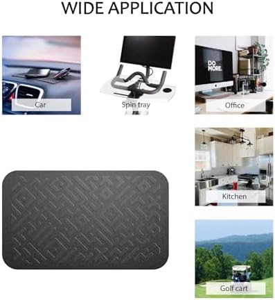 Car Dashboard Non Slip Mat, Brlvget Anti Slip Gel Pad, Cell Phone, Coins 5.3 x - Image 6