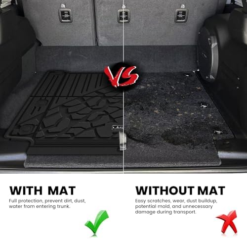 LASFIT Cargo Mat for Jeep Wrangler 4XE 2021-2025 4 Doors - Image 5