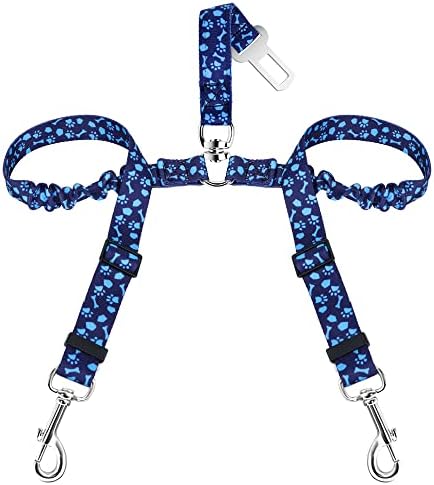 SlowTon Double Dog Seat Belt for Car by SlowTon