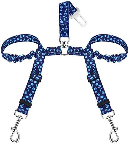 SlowTon Double Dog Seat Belt for Car by SlowTon