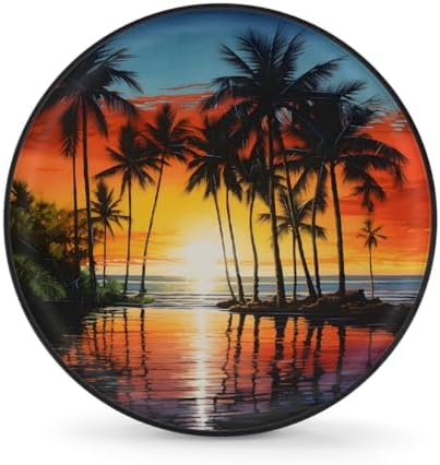 Palm Tree Summer Beach Spare Tire Cover Waterproof Dust-Proof Spare Wheel by Unknown