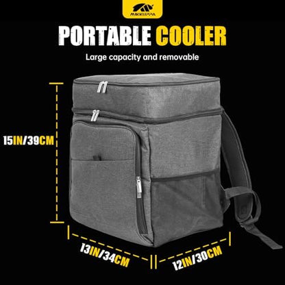 MIKKUPPA Trunk Organizer with Lid - 65L Car Organizer with Cooler - Image 3
