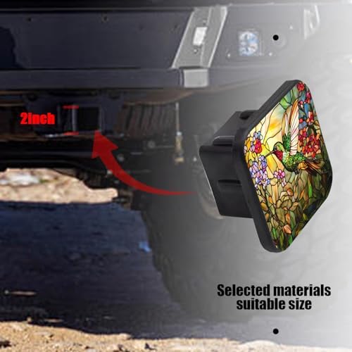 Hitch Cover Fits for 2-Inch Hitch, Hummingbird in Stained - Image 6