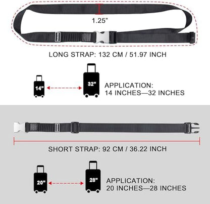 Luggage Straps, Stretchable Luggage Connector Straps - Image 3